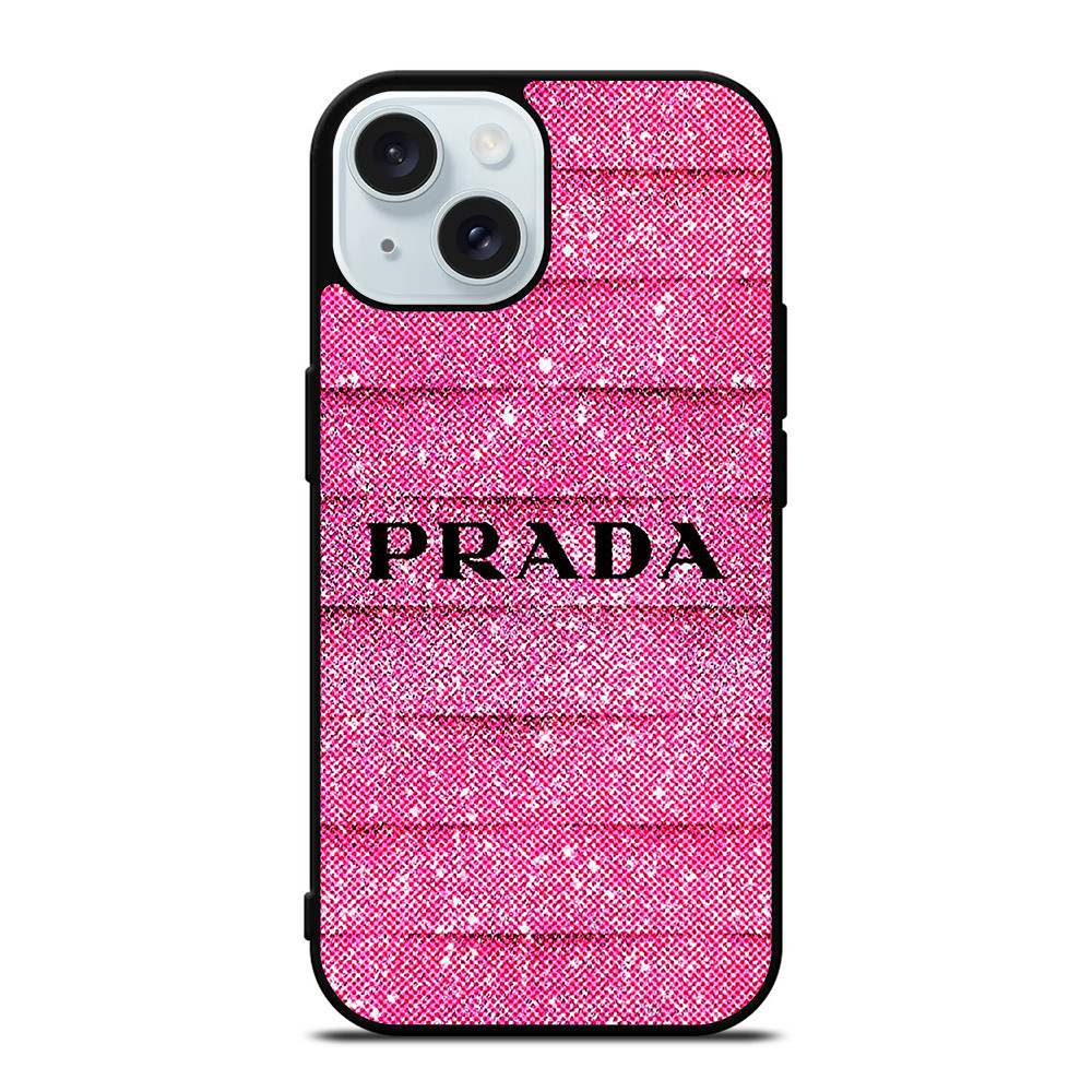 PRADA PINK DIAMOND iPhone 15 Case Cover